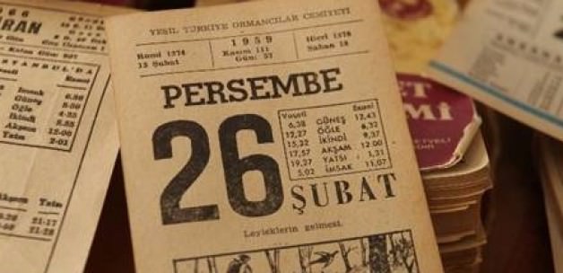 Başbakan Davutoğlu’nun takvim yaprağını saklıyor