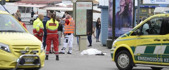 Finlandiya'da bıçaklı saldırı 2 ölü, 6 yaralı