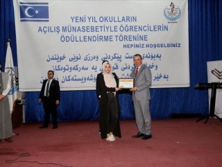 Erbilde Türkmen öğrenciler ödüllendirildi