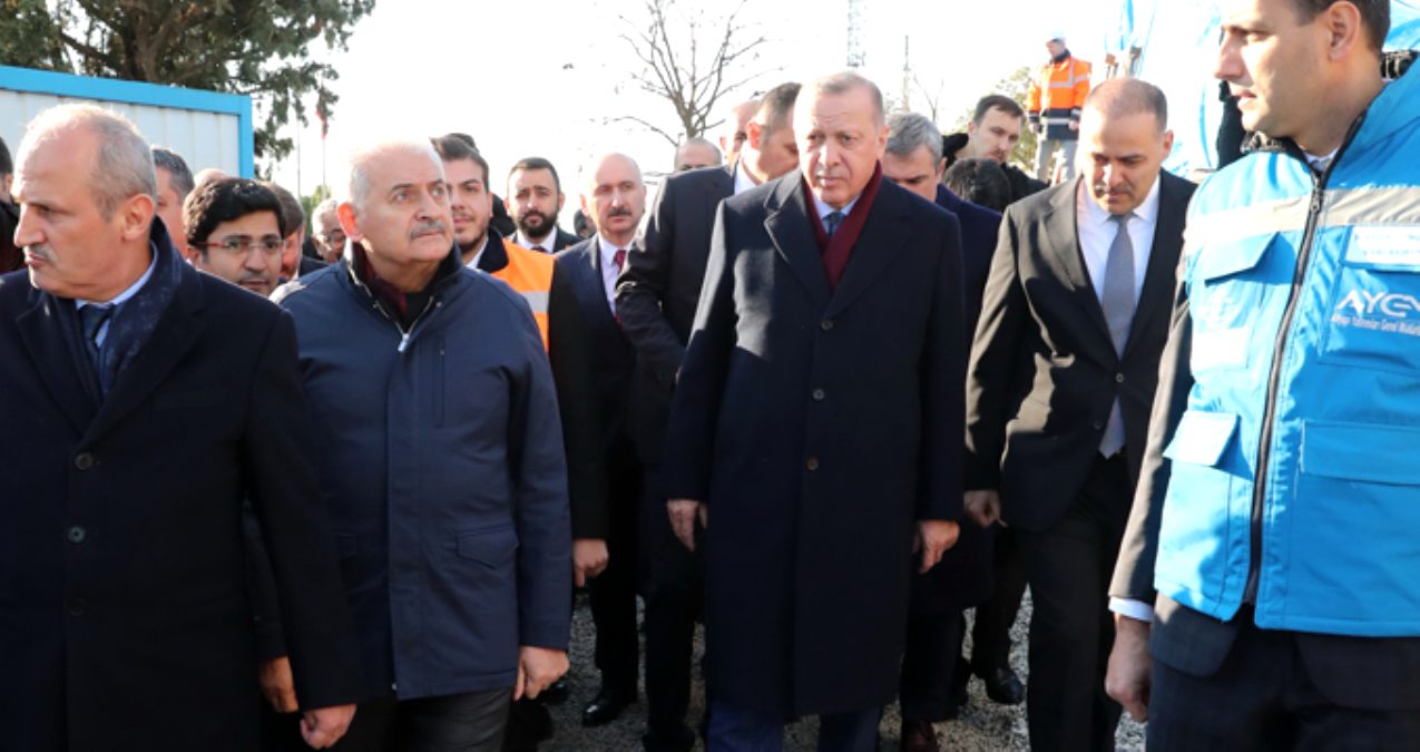 Cumhurbaşkanı Erdoğan Çamlıca Kulesi’nde incelemelerde bulundu