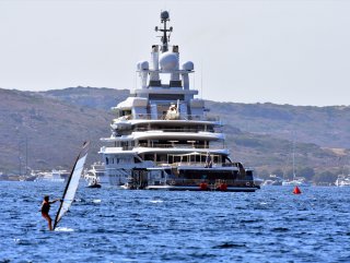 Rus iş adamının yatı Bodrumda